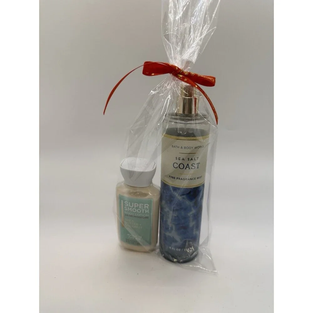 BATH & BODY WORKS SEA SALT COAST FRAGRANCE MIST & MAGIC IN THE AIR LOTION SMOOTH